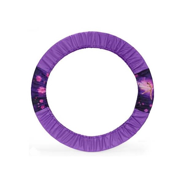 Чехол для гимнастического обруча,  фиолетовый/сиреневый (р. XL)