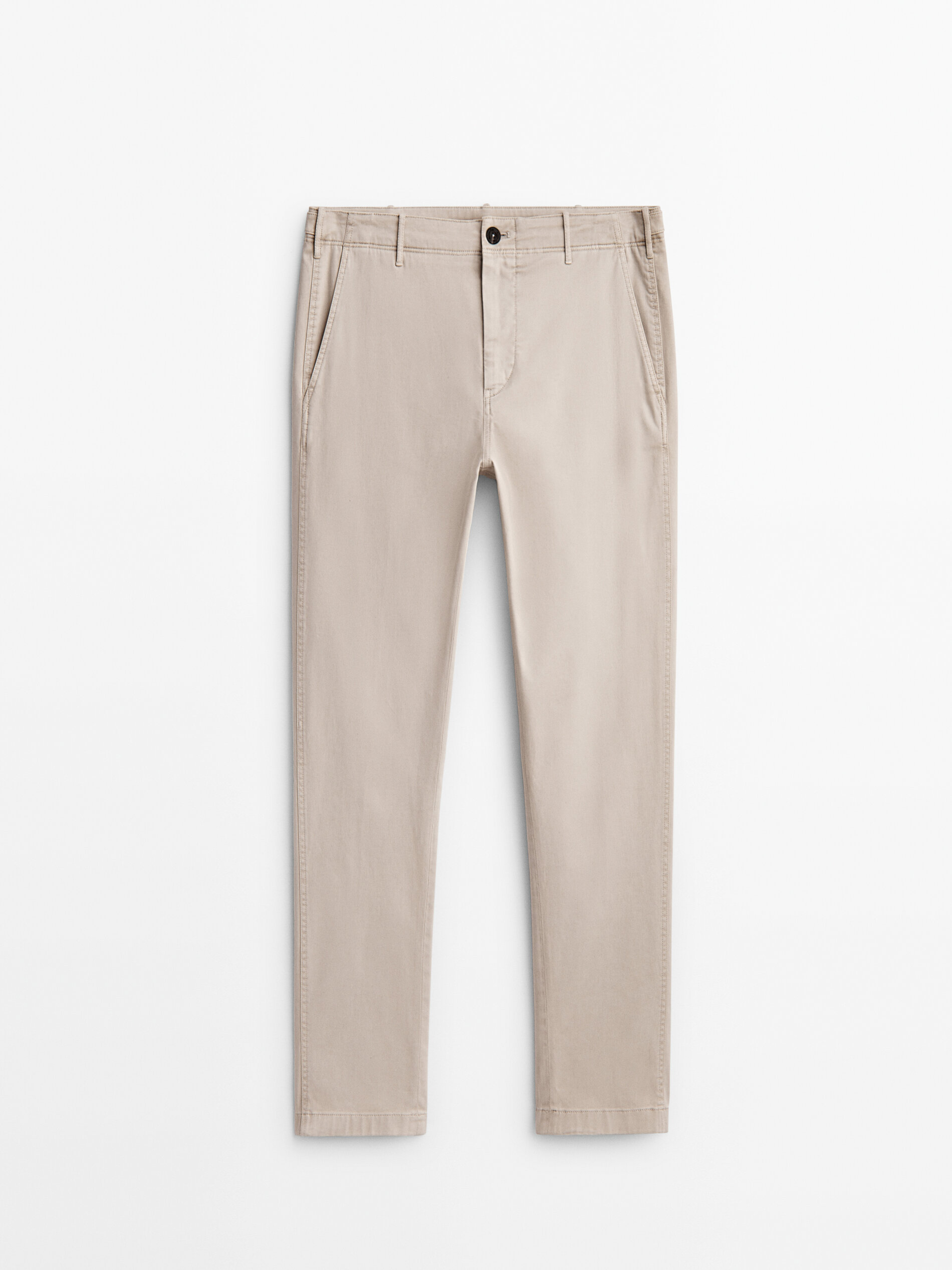 

Брюки мужские Massimo Dutti 00006036710 бежевые 44, 00006036710