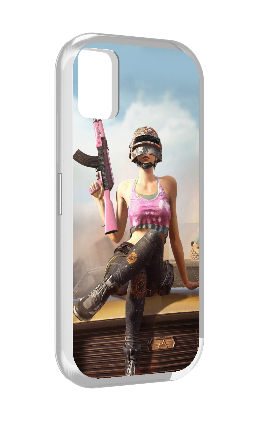 

Чехол MyPads девушка из PUBG для UMIDIGI A11, Прозрачный, Tocco