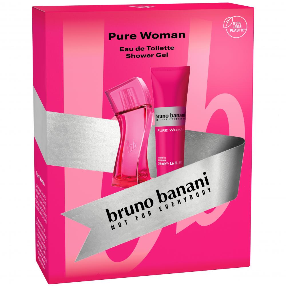 Набор Bruno Banani Pure Woman Туалетная вода 30 мл + гель для душа 50 мл