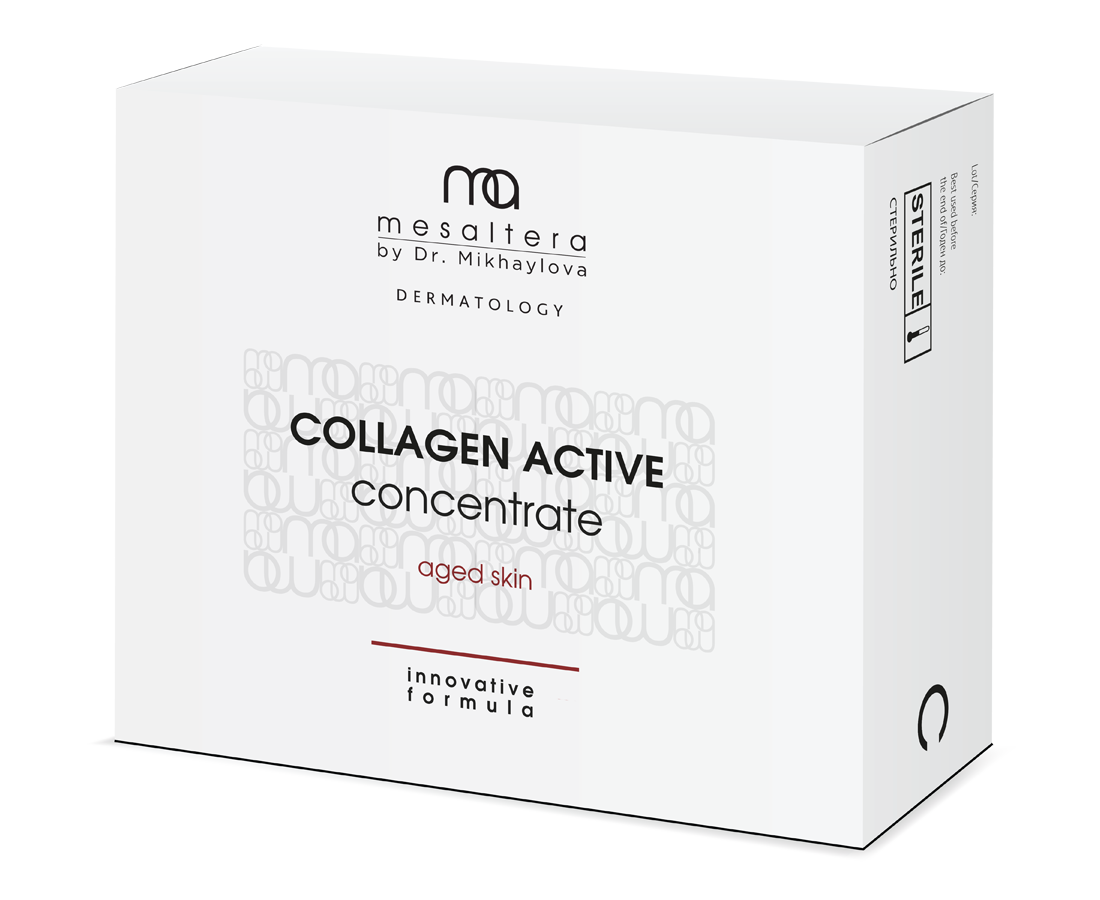 фото Концентрат mesaltera by dr. mikhaylova collagen active concentrate, 10*2 мл