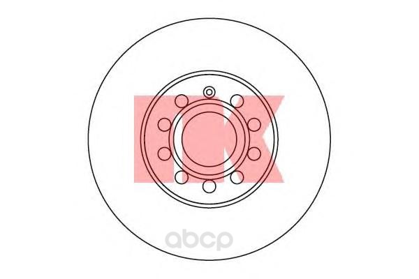 

204788Nк_Диск Тормозной Передний Аudi А3, Sкоdа Осtаviа, Vw Gоlf 1.6-2.0Тdi 03> NK 204788