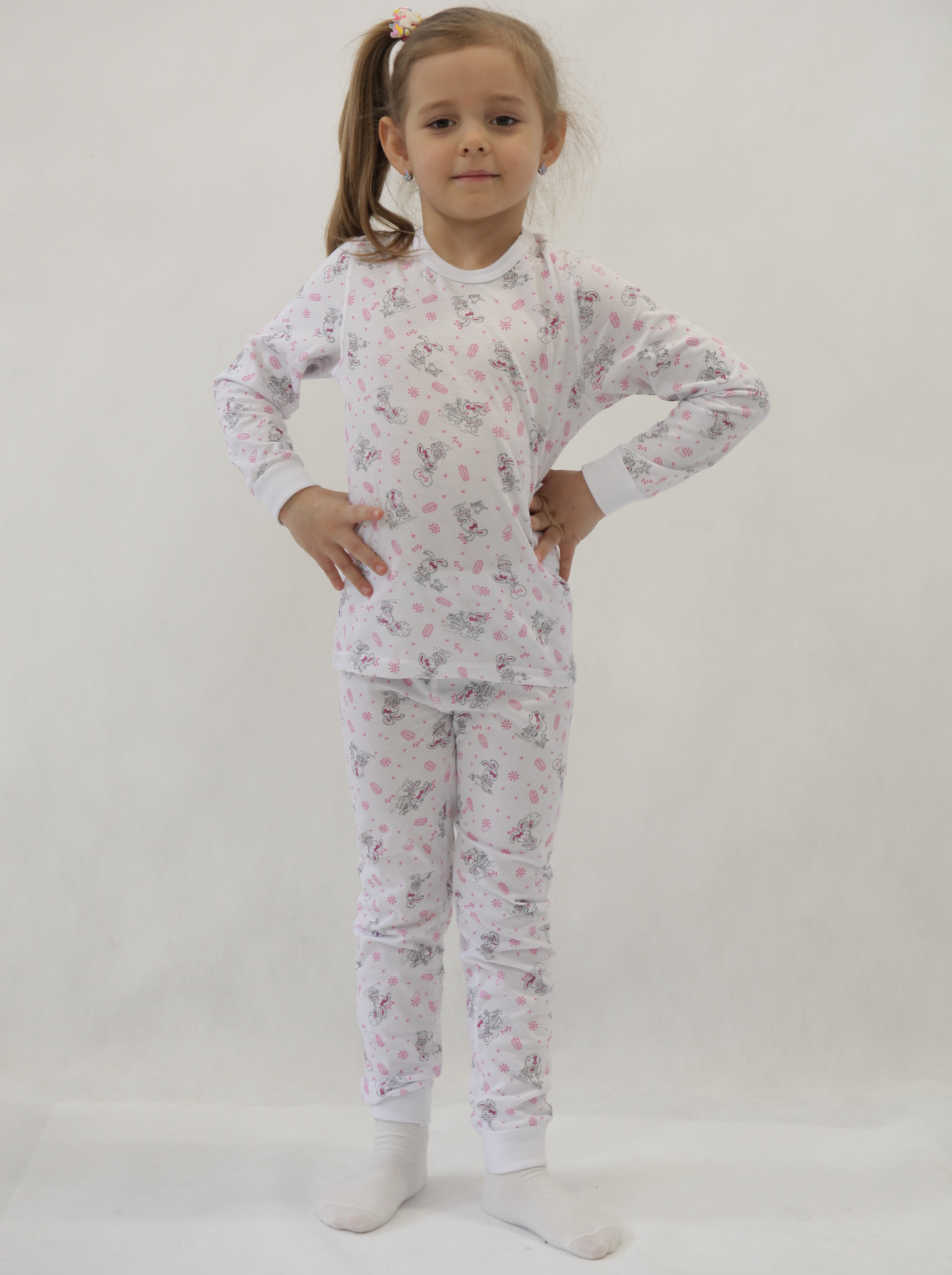 Пижама детская для девочки , G25-3122SET/WT002, размер 98
