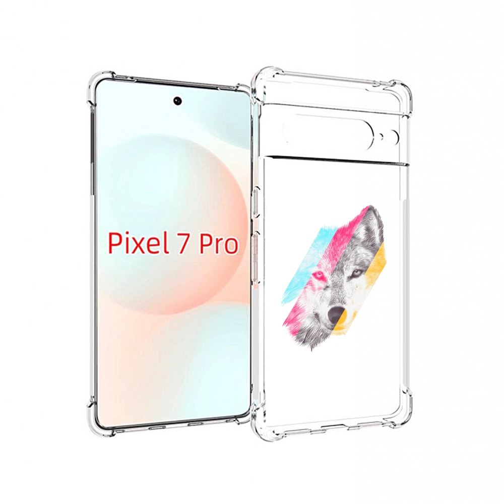 

Чехол Mypads Волк Градиент Для Google Pixel 7 Pro, Прозрачный, Tocco
