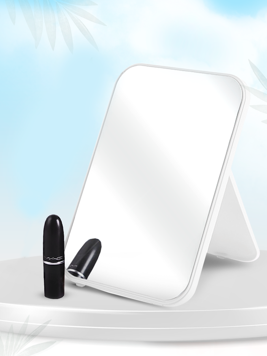 Зеркало косметическое настольное для макияжа,бренд Pur purpose. Размер M, 20х14 см.