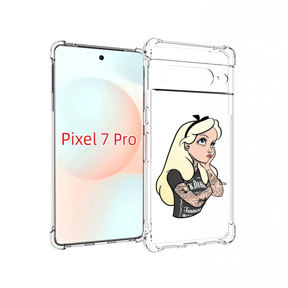 

Чехол Mypads Принцесса-В-Татуировках Женский Для Google Pixel 7 Pro, Прозрачный, Tocco