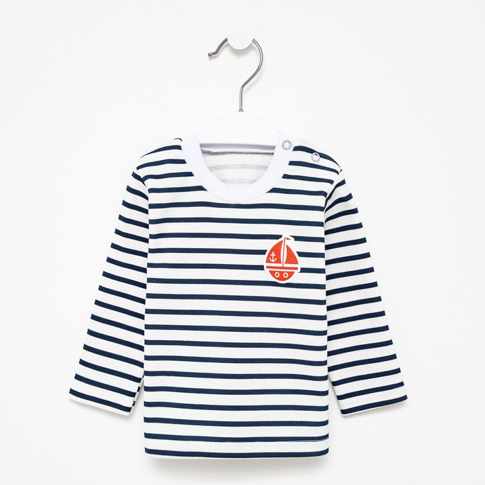 

Лонгслив детский, белый, 62