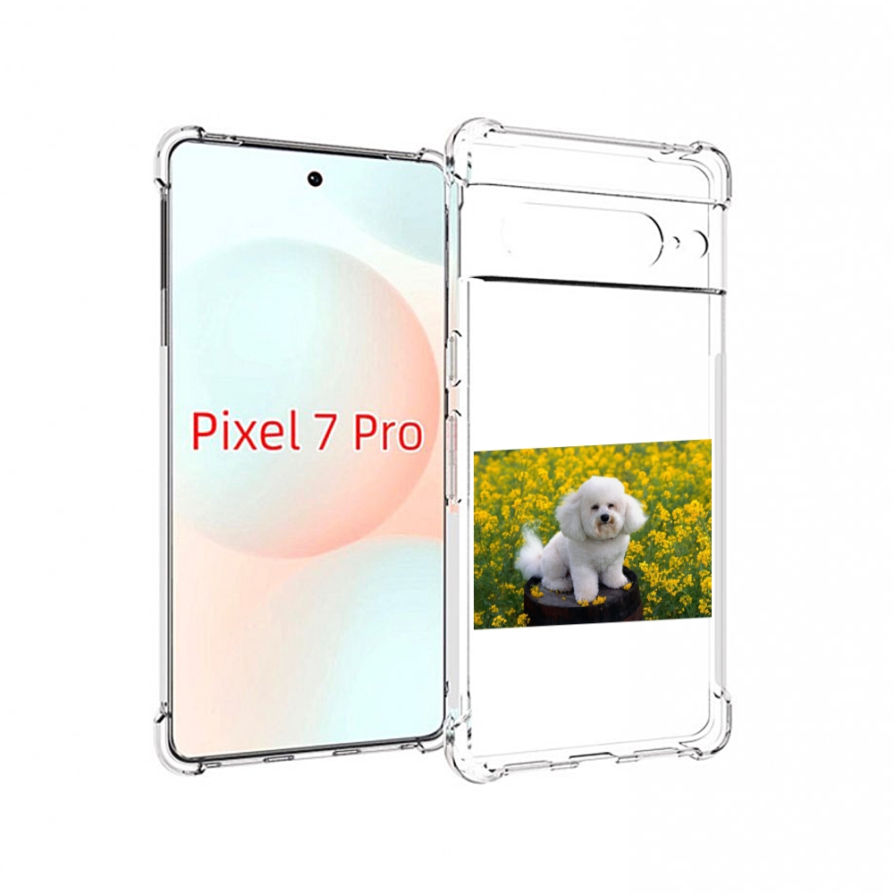 

Чехол Mypads Пудель Белыи Для Google Pixel 7 Pro, Прозрачный, Tocco