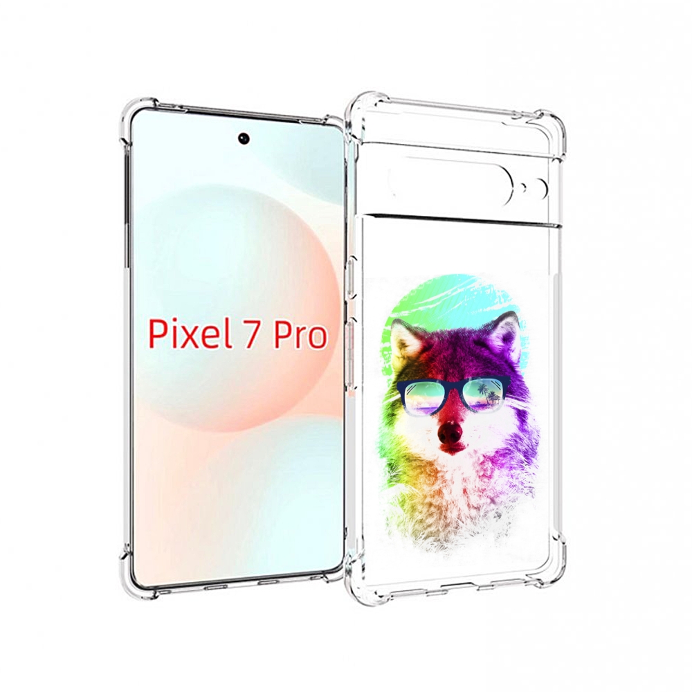 

Чехол Mypads Радужный Волк Детский Для Google Pixel 7 Pro, Прозрачный, Tocco
