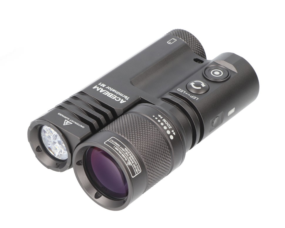 

Фонарь Acebeam Terminator M1 6500K 3 диода LED Cool White/LEP, 1600 метров, 3500 люмен, Серый