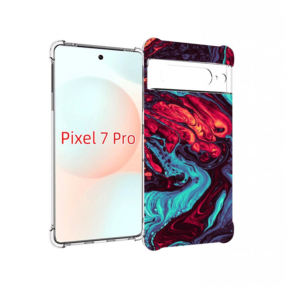 

Чехол Mypads Разбавленная Краска Для Google Pixel 7 Pro, Прозрачный, Tocco