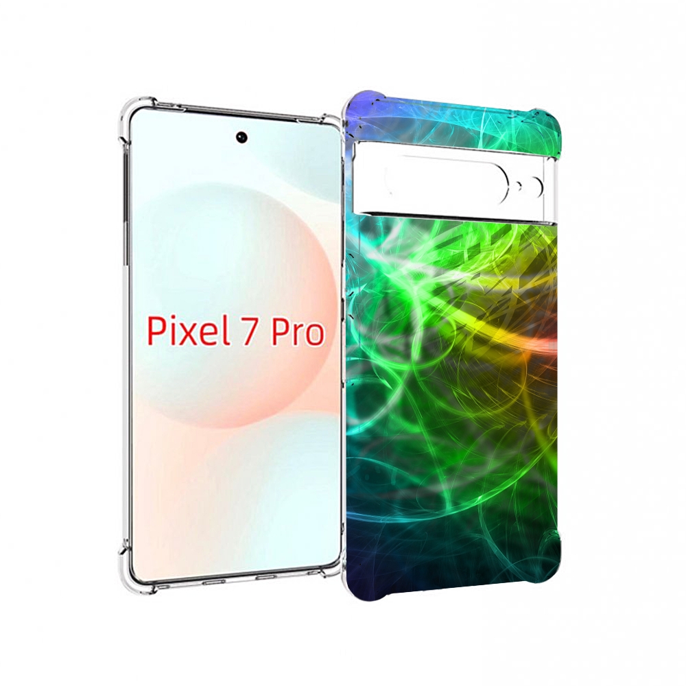 

Чехол Mypads Разноцветная-Абстракция-Линиями Для Google Pixel 7 Pro, Прозрачный, Tocco