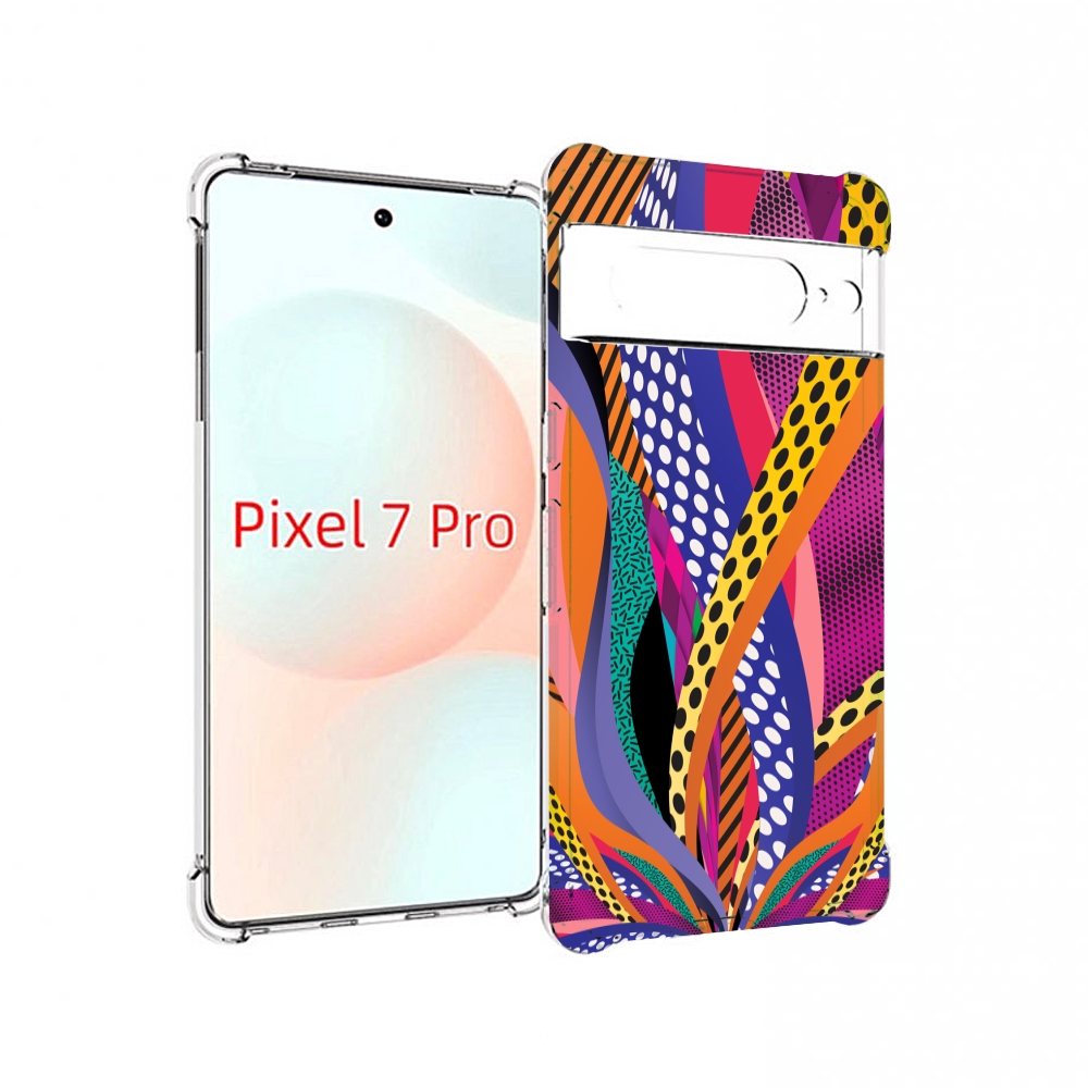 

Чехол Mypads Разноцветные Щупальца Для Google Pixel 7 Pro, Прозрачный, Tocco
