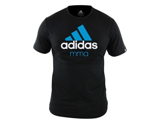 фото Футболка adidas community t-shirt mma черный/синий, m int