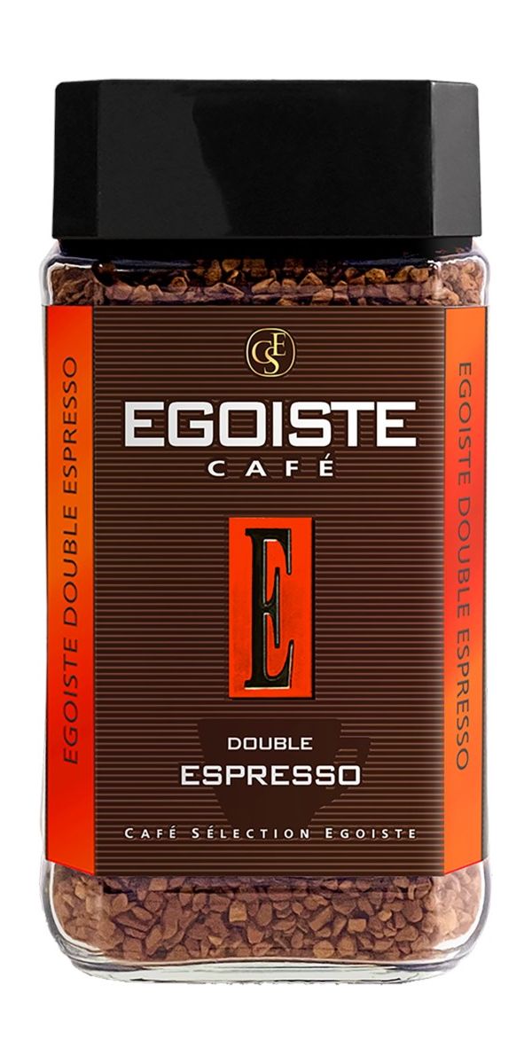 Кофе растворимый сублимированный Эгоист Double Espresso 100г