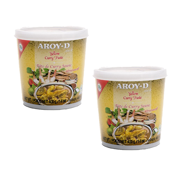 

Паста карри желтая Aroy-D шт. по 400 г)