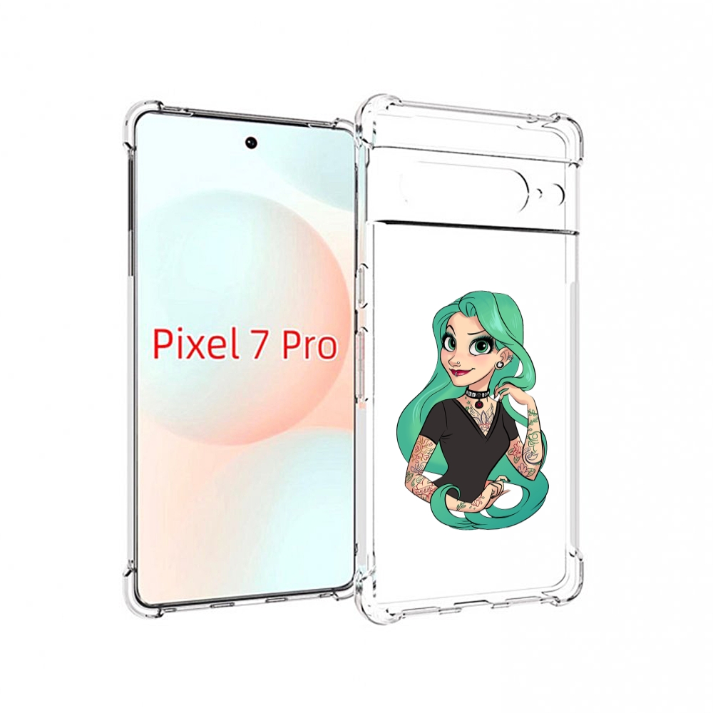 

Чехол Mypads Рапунцель-В-Тату Женский Для Google Pixel 7 Pro, Прозрачный, Tocco