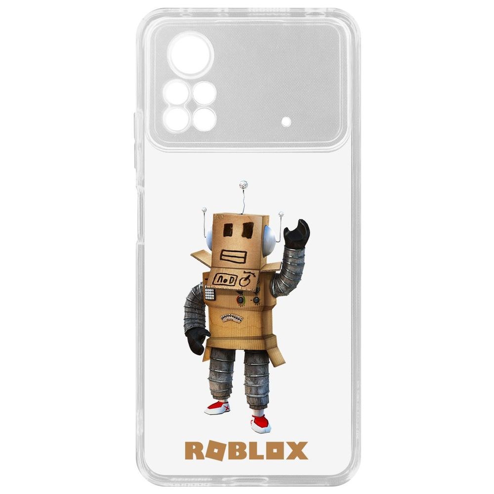 

Чехол-накладка Кейс Roblox-Мистер Робот для Poco X4 Pro 5G, Прозрачный