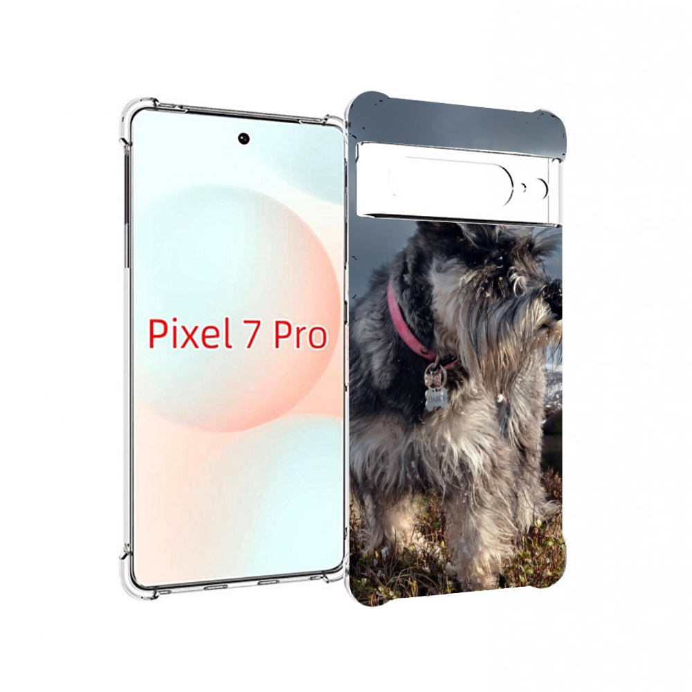 

Чехол Mypads Ризеншнауцер 2 Для Google Pixel 7 Pro, Прозрачный, Tocco