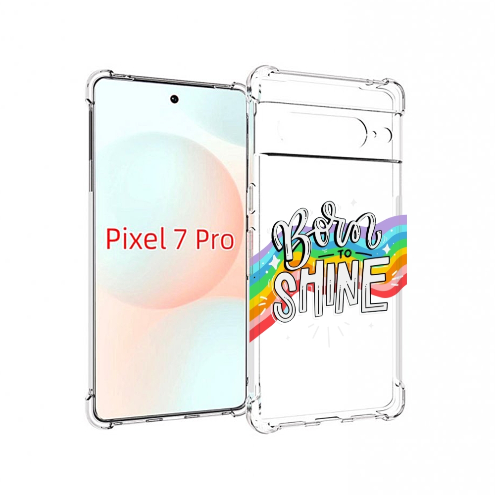 

Чехол Mypads Рожден-Чтобы-Сиять Для Google Pixel 7 Pro, Прозрачный, Tocco