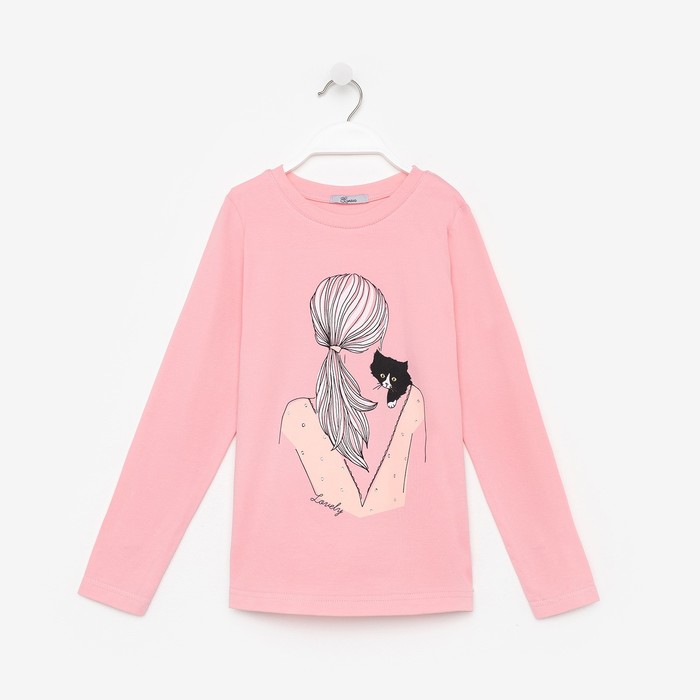 

Лонгслив детский Luneva Р00015149, розовый, 158