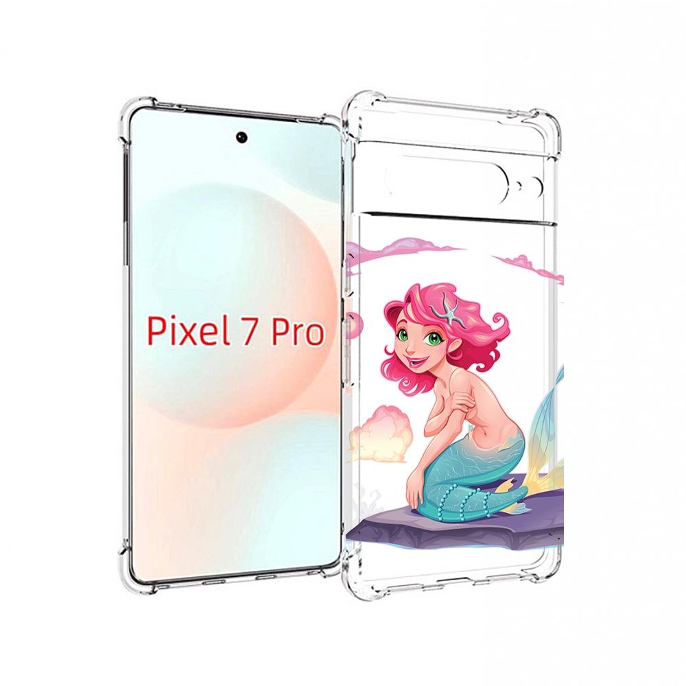 

Чехол Mypads Русалочка Для Google Pixel 7 Pro, Прозрачный, Tocco