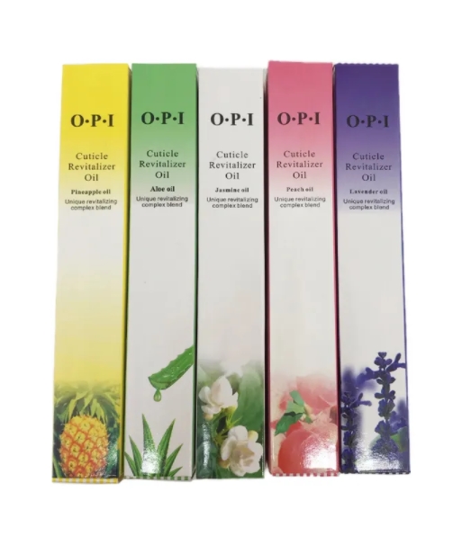 Питательное масло для кутикулы OPI набор из 5 штук (ананас, алое, жасмин, персик, лаванда) масло косметическое эфирное лаванда 10 мл
