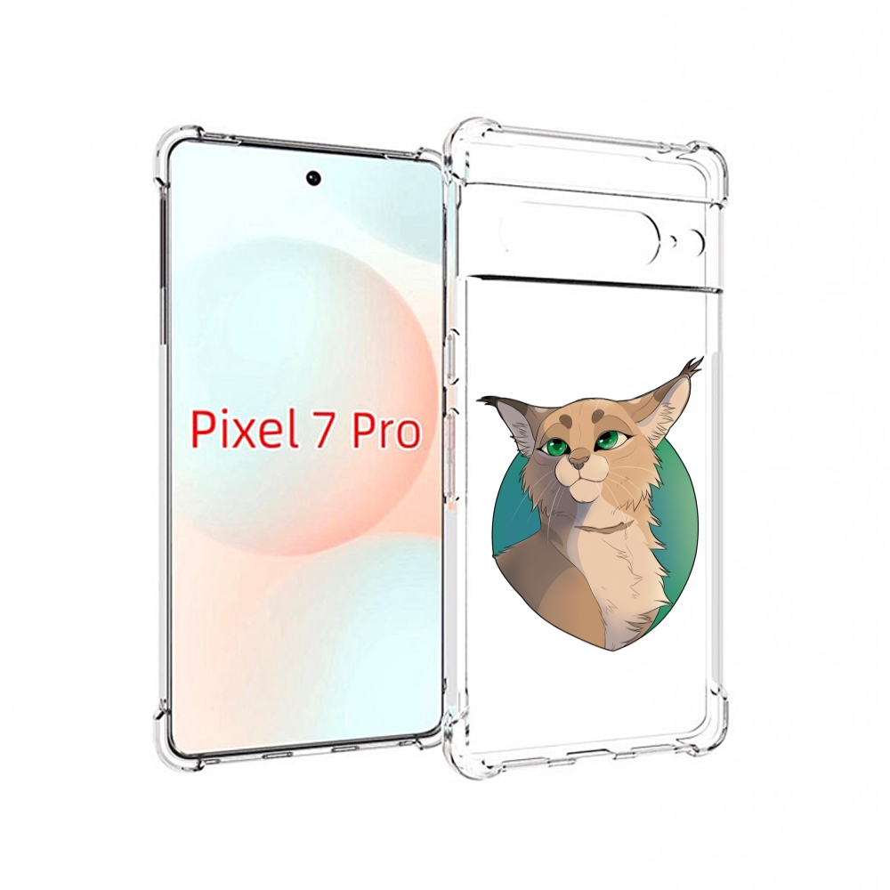 

Чехол Mypads Рысь-Нарисованная Для Google Pixel 7 Pro, Прозрачный, Tocco