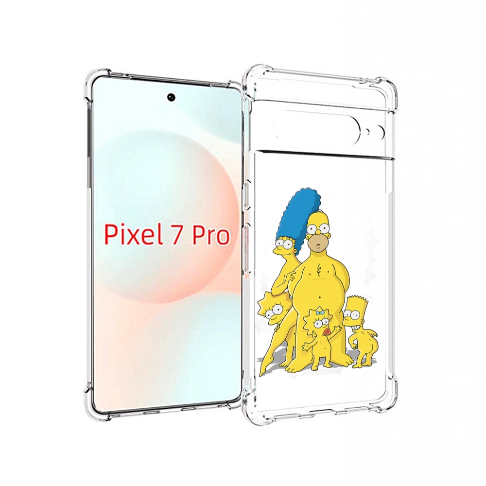 

Чехол Mypads Семья-Симпсонов Для Google Pixel 7 Pro, Прозрачный, Tocco