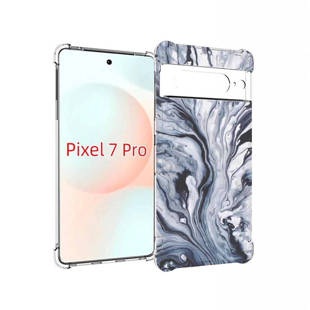 

Чехол Mypads Серая Краска Для Google Pixel 7 Pro, Прозрачный, Tocco