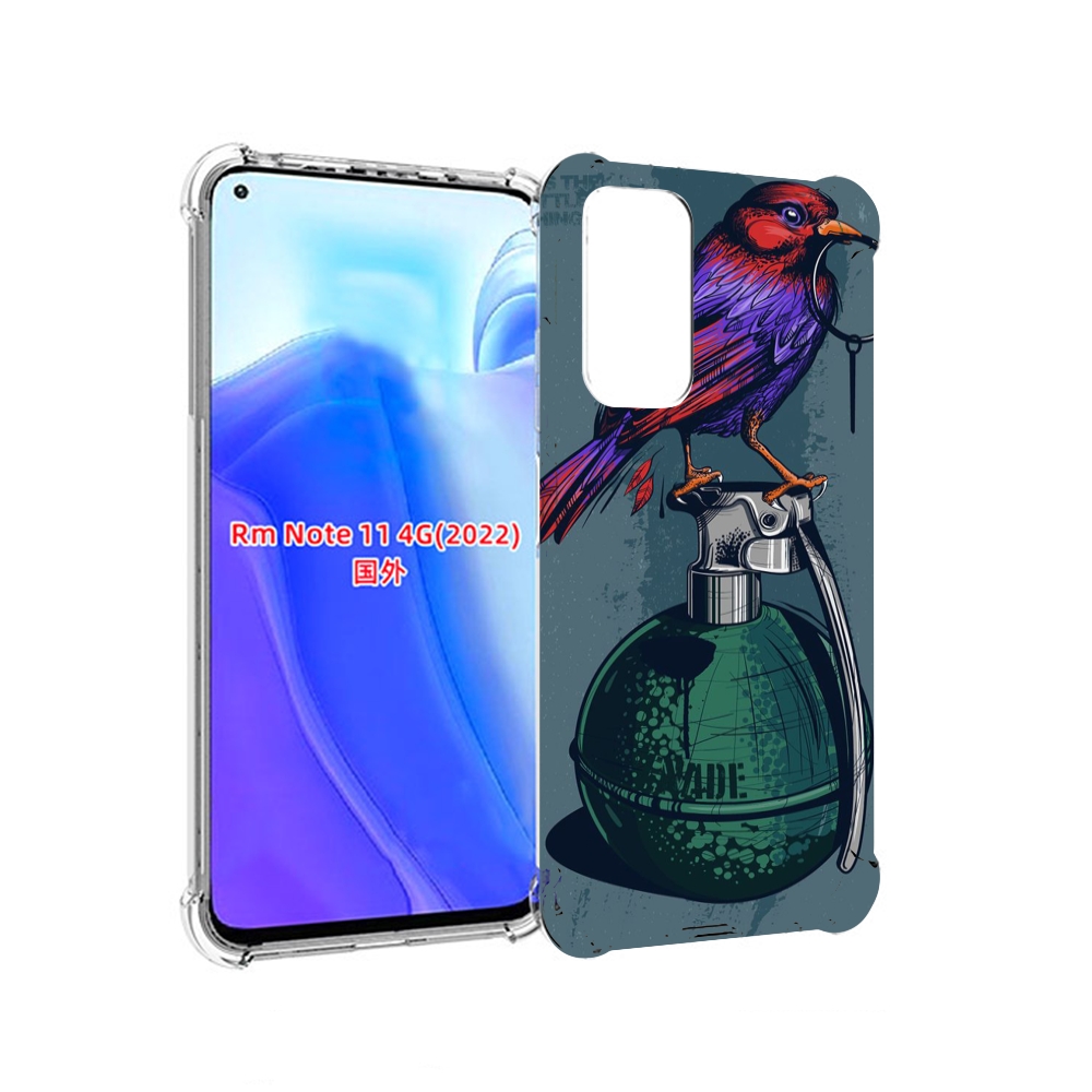 

Чехол MyPads птица с гранатой для Xiaomi Redmi Note 11 4G ( Глобальная версия ), Tocco