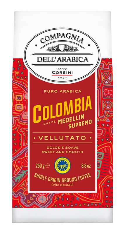 Кофе молотый Compagnia Dell'Arabica Puro Arabica Colombia Medellin Supremo 250 г