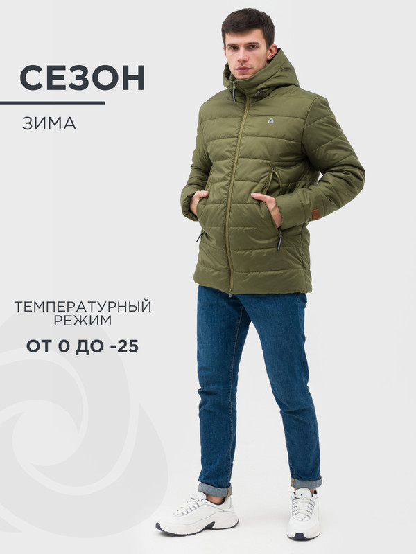Куртка мужская CosmoTex Окланд Premium зеленая 112-116/182-188