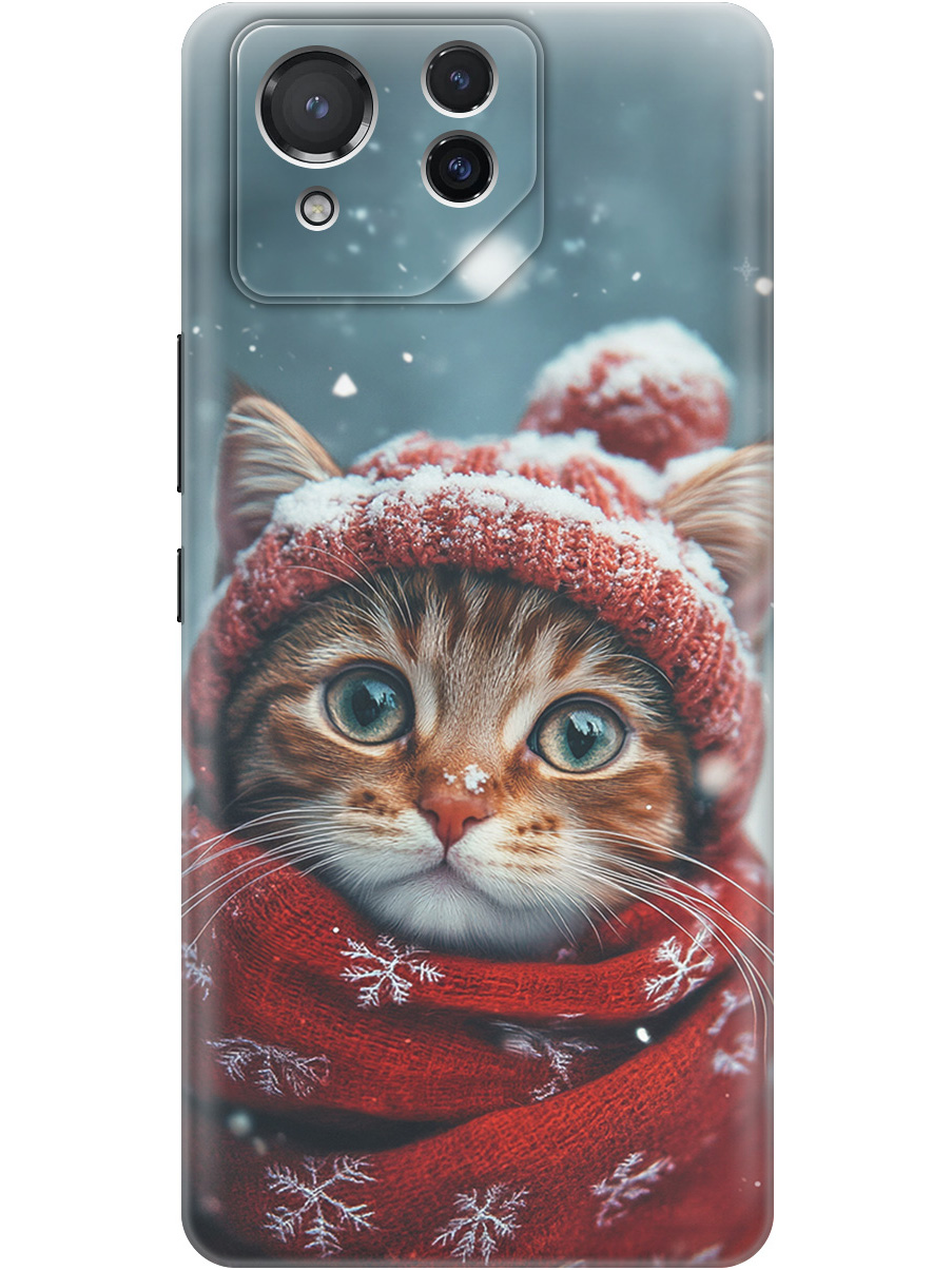 

Силиконовый чехол на Asus Rog Phone 8 с принтом "Котик и снегопад", Прозрачный;белый;желтый;красный;синий, 786722912