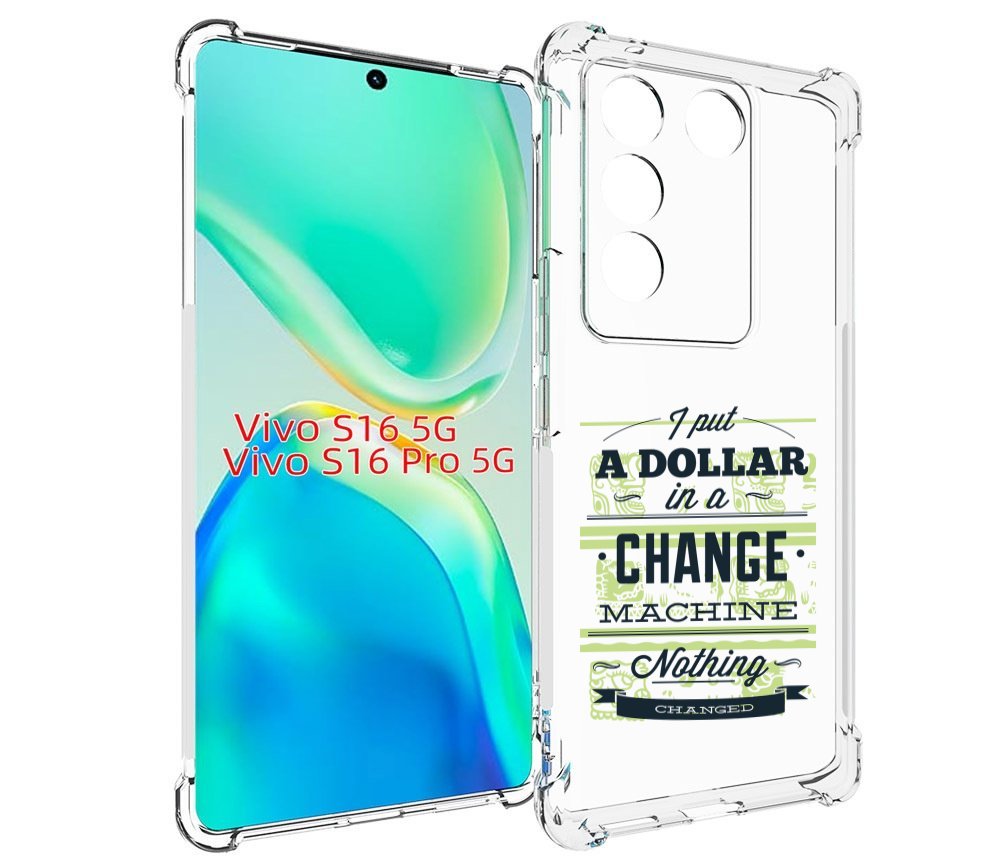 

Чехол MyPads доллар надпись для Vivo S16 5G / S16 Pro 5G / V27 / V27 Pro, Tocco
