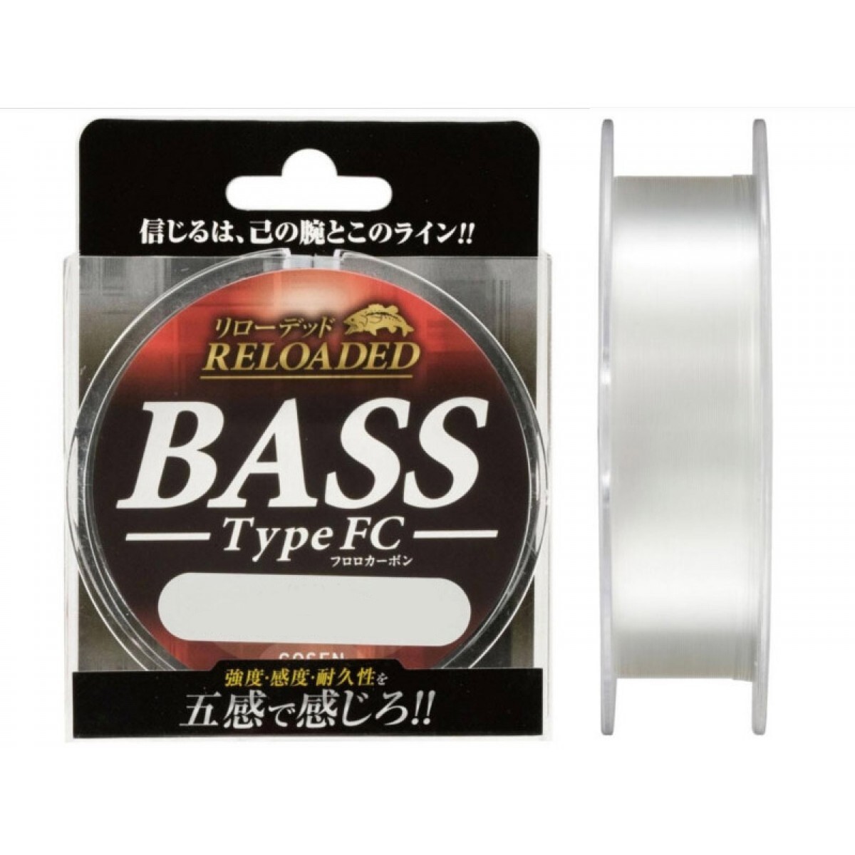 Леска Gosen Fluorocarbon Reloaded Bass (FC 8 lb (2) 0,235 mm)