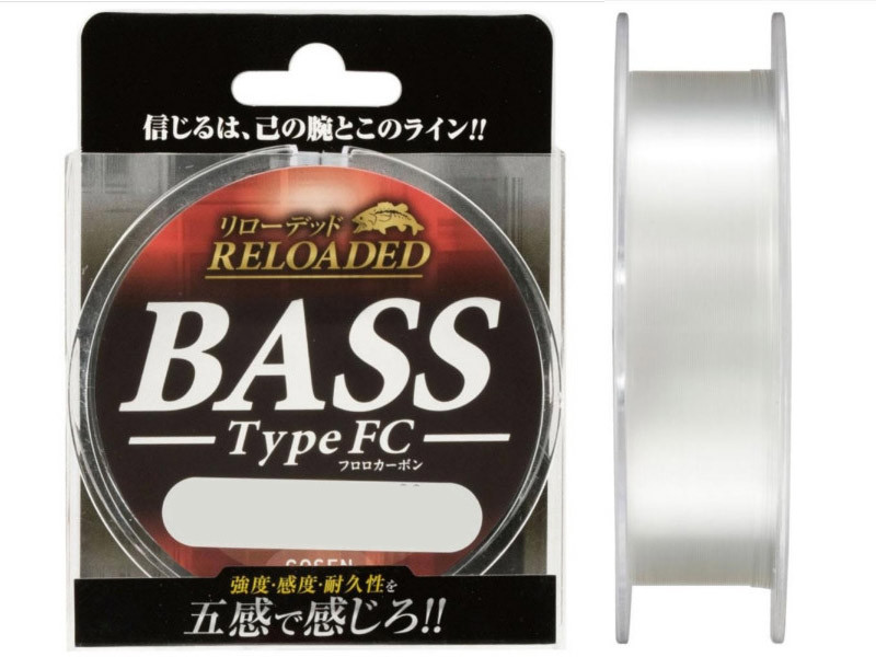 

Леска Gosen Fluorocarbon Reloaded Bass (FC12 lb (3) 0,285 mm)