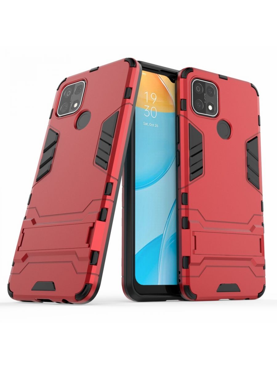 

Чехол Iron для смартфона Oppo A15 Красный