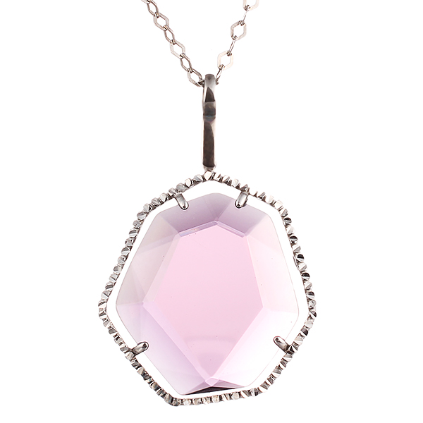 

Колье из серебра со стеклом 45 см JV CL2758_US_004_BLK, CL2758_US_004_BLK