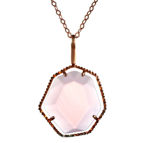 

Колье из серебра 45 см JV CL2758_US_002_BLK, стекло, CL2758_US_002_BLK