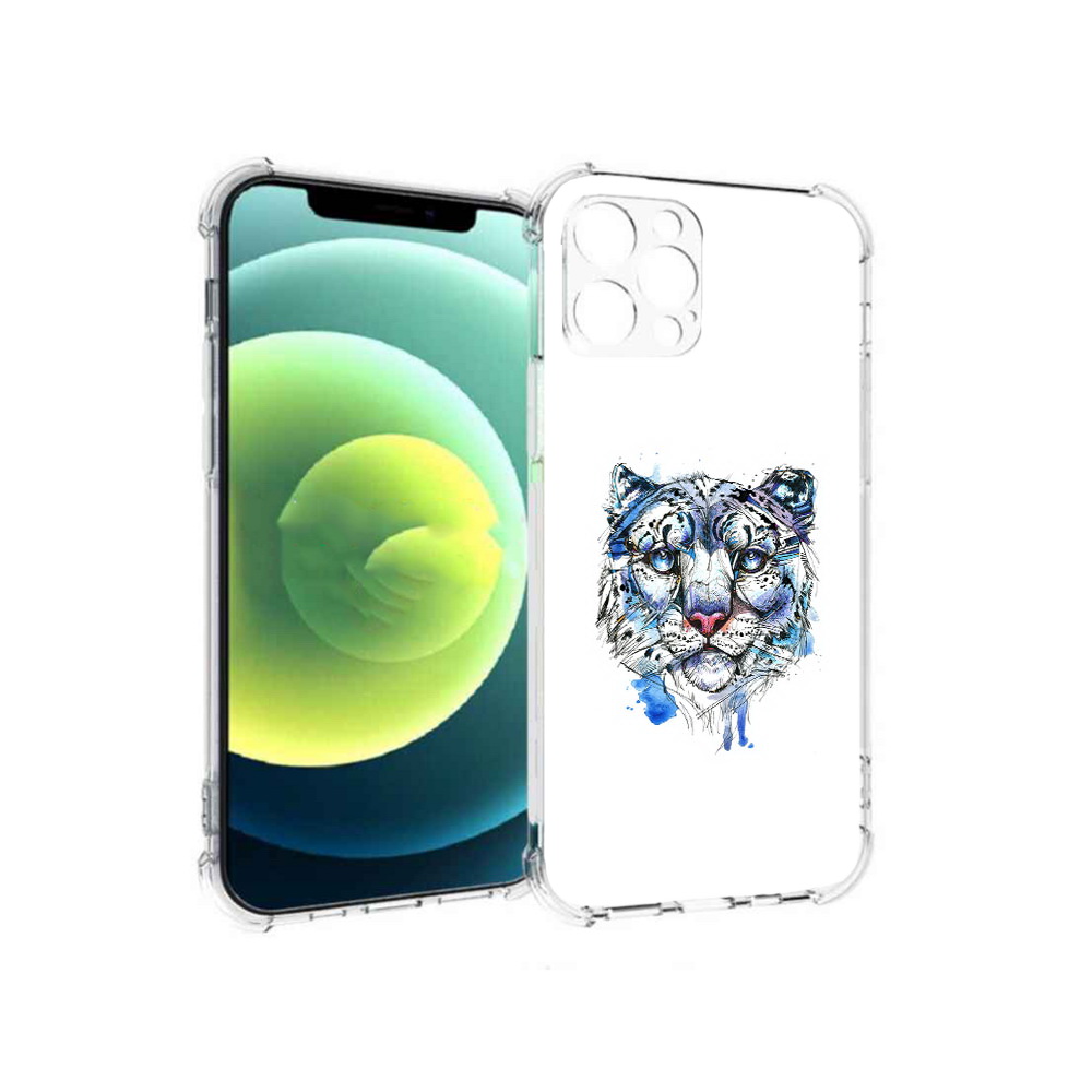 

Чехол MyPads Tocco для Apple iPhone 12 Pro водяной тигр (PT157529.613.263), Прозрачный, Tocco