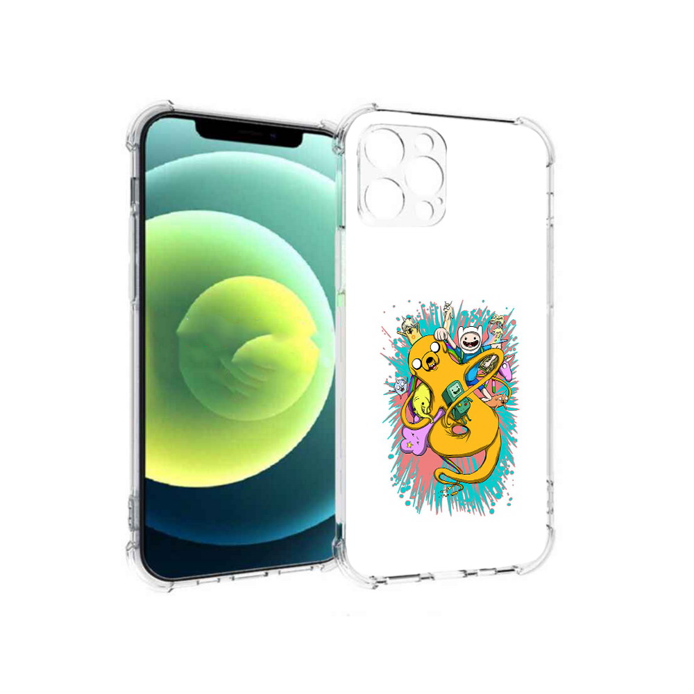 

Чехол MyPads Tocco для Apple iPhone 12 Pro время приключений рисунок (PT157529.613.276), Прозрачный, Tocco