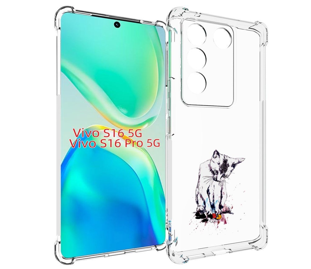 

Чехол MyPads кот и микки для Vivo S16 5G / S16 Pro 5G / V27 / V27 Pro, Tocco