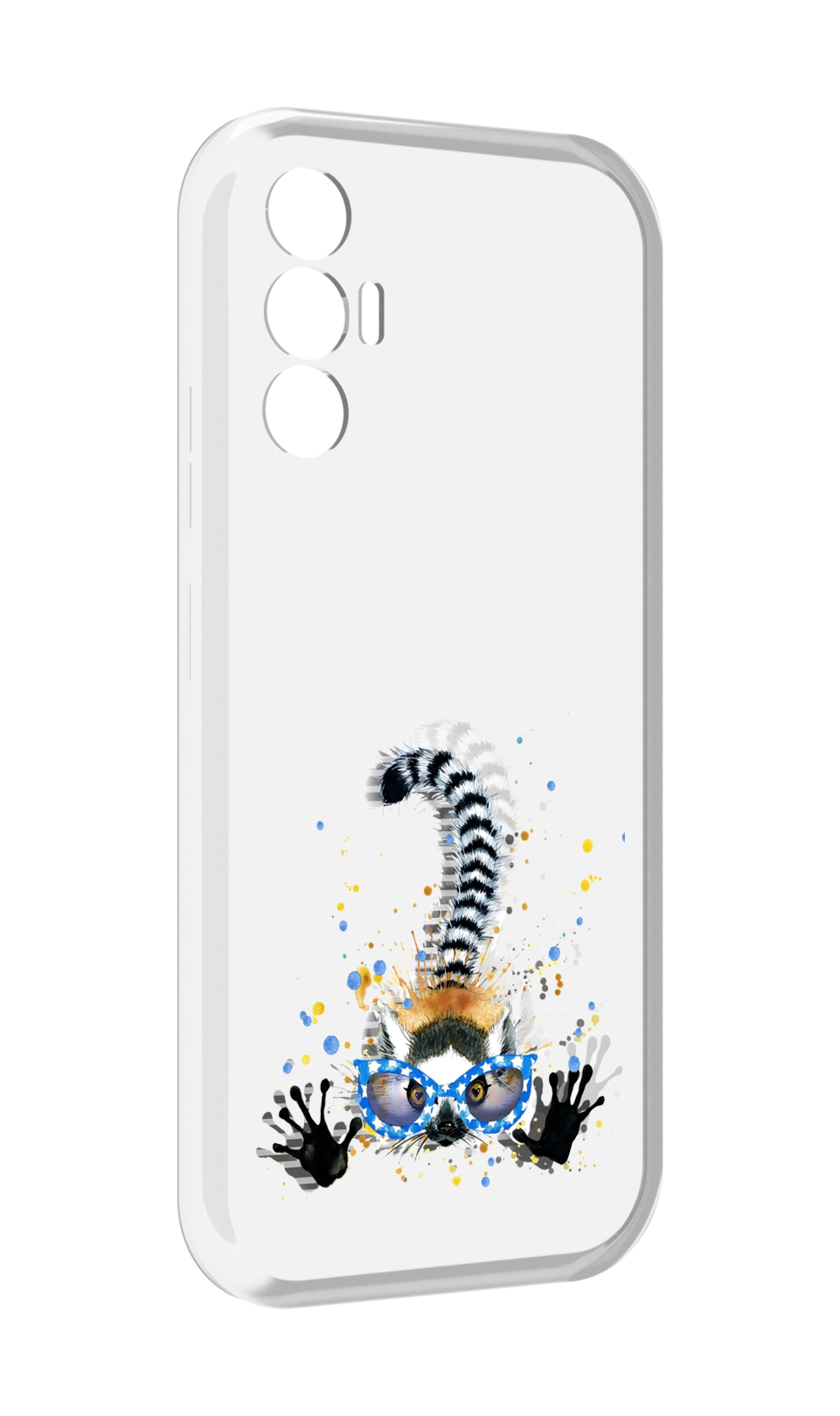 

Чехол MyPads лямур для Tecno Pova 3, Прозрачный, Tocco