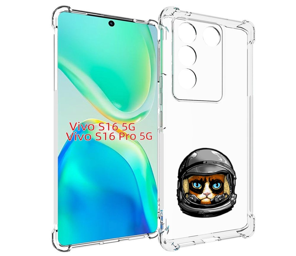 

Чехол MyPads кот космонавт для Vivo S16 5G / S16 Pro 5G / V27 / V27 Pro, Tocco