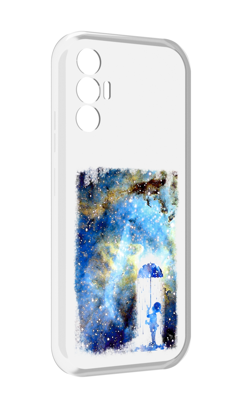 

Чехол MyPads мальчик в небе для Tecno Pova 3, Прозрачный, Tocco