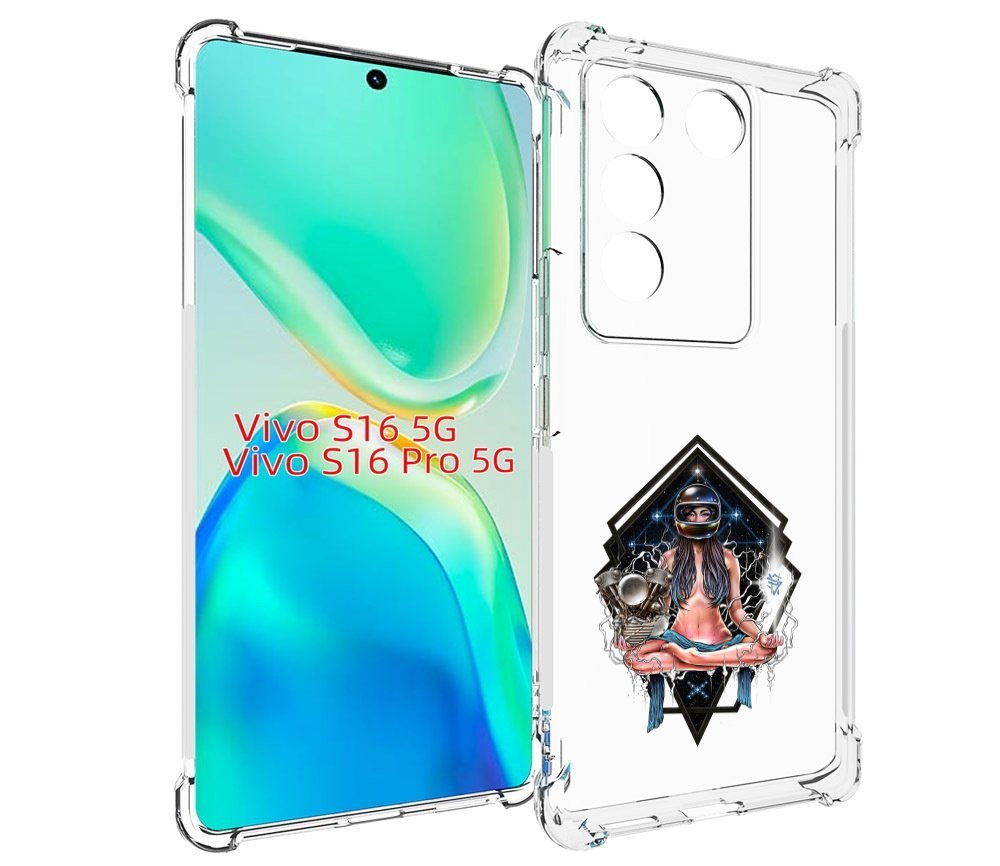 

Чехол MyPads красивая девушка в шлеме для Vivo S16 5G / S16 Pro 5G / V27 / V27 Pro, Tocco