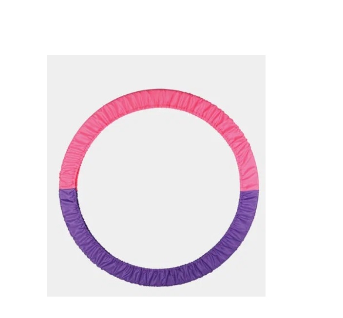 Чехол для гимнастического обруча, розовый/фиолетовый (р. S)