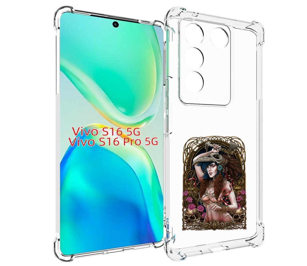 

Чехол MyPads красивая девушка рисунок для Vivo S16 5G / S16 Pro 5G / V27 / V27 Pro, Tocco