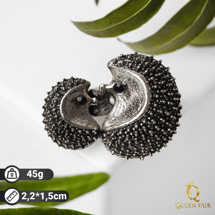 

Брошь из металла Queen Fair 5751470 стразы, 5751470